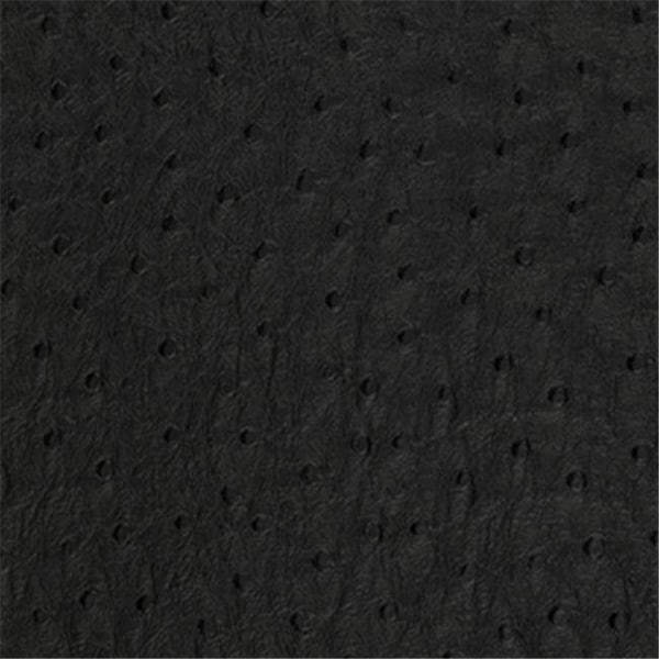 Designer Fabrics G703 54 in. Wide ; Black; Ostrich Emu Outdoor Indoor Marine Vinyl Fabric G703 - main